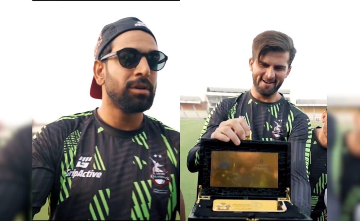 Shaheen Afridi Gifted 24K Gold-Plated iPhone 16 Pro From Pakistan Super League Side. Teammate Says, "Unfair"