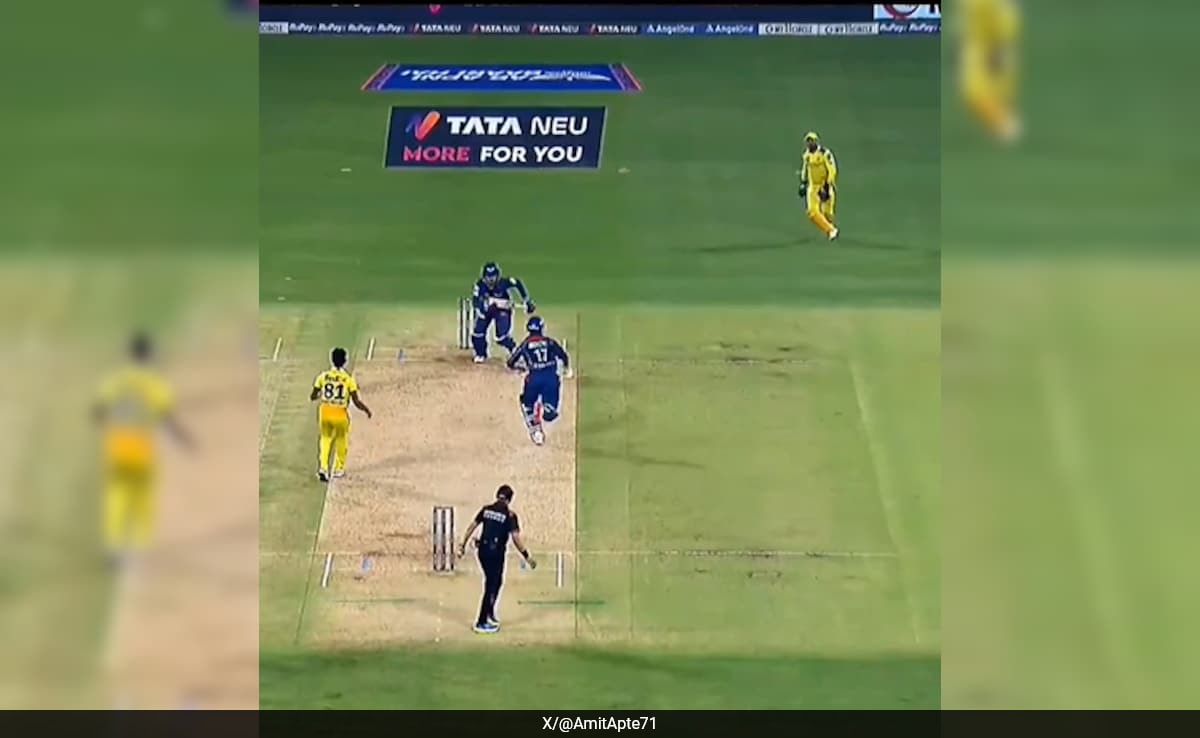 MS Dhoni's Run-Out Against LSG Called '<i>Tukka</i>'. Ex CSK Star Says "I've Also Worn Gloves"