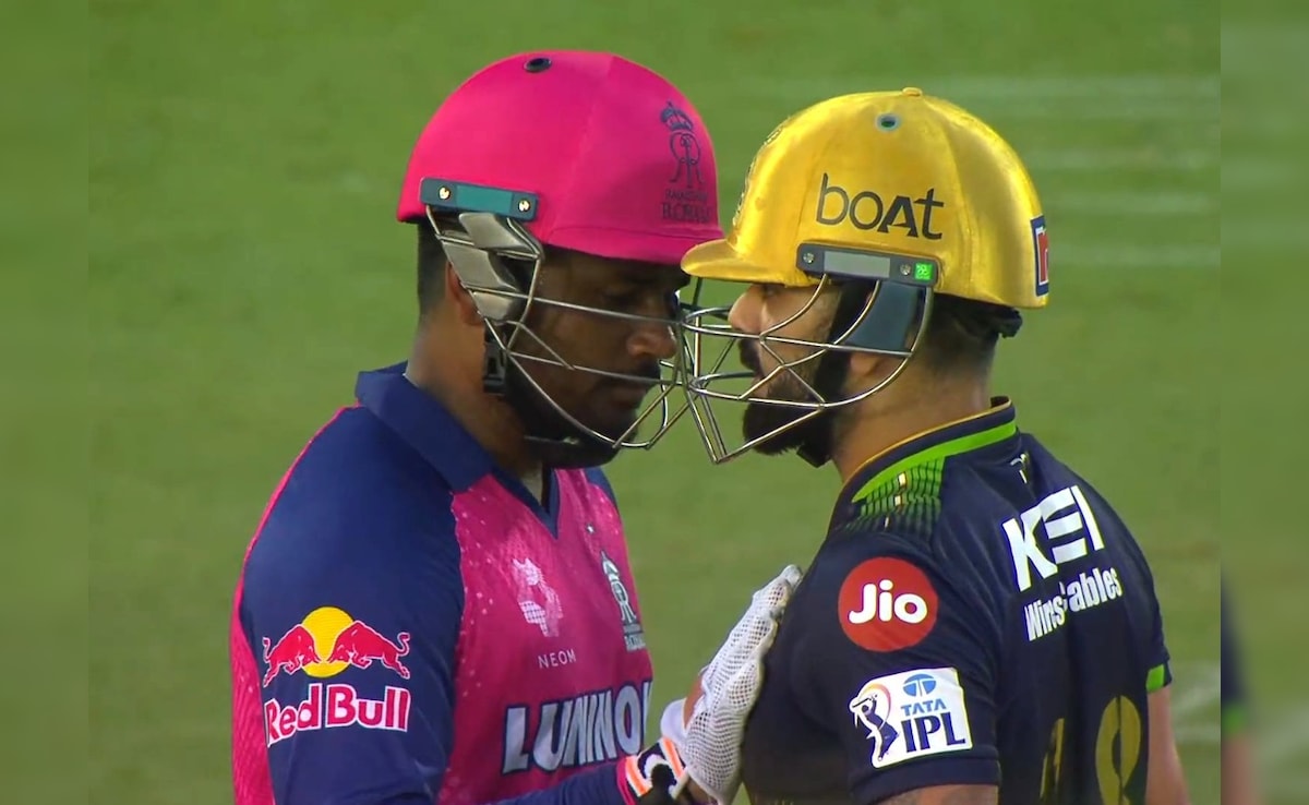 Video: Worry For RCB? Virat Kohli Asks Sanju Samson To Check His Heartbeat Mid-Match