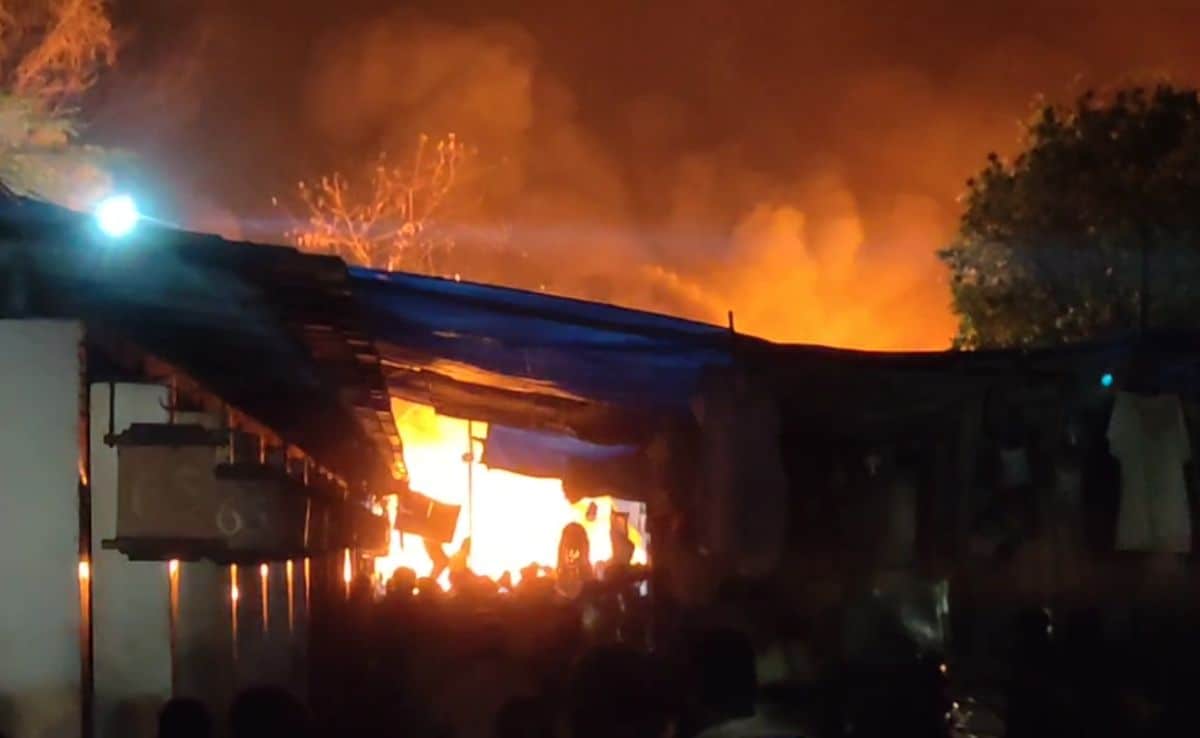 Major Fire At Popular Delhi Market Dilli Haat, 12 Fire Engines At Spot