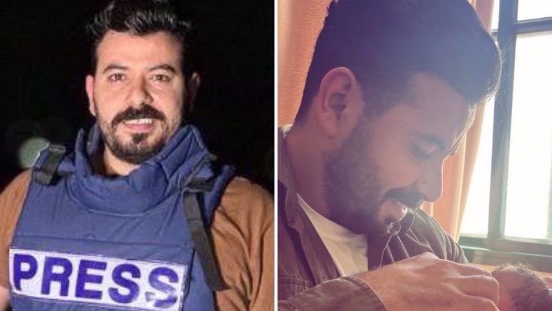 Palestinian journalist killed in Gaza hours after celebrating daughter’s birth