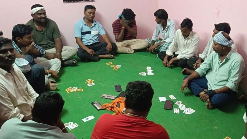 15 arrested for gambling, cash Rs 89,160 seized from them in Adilabad