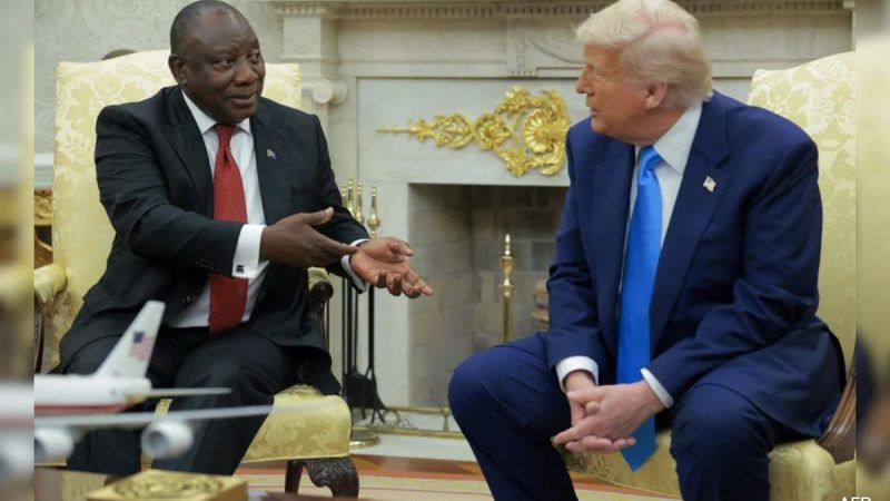How Trump Showed Old Videos To Falsely Claim White Genocide In South Africa