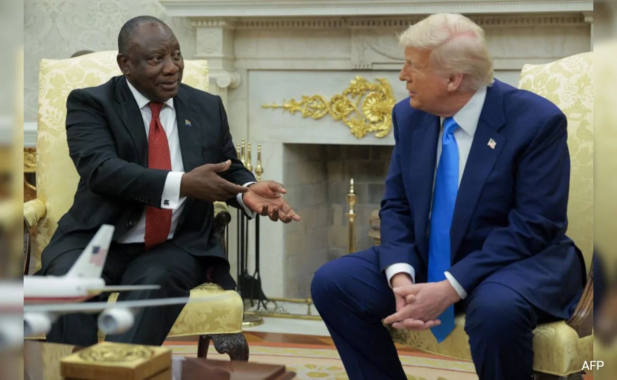 How Trump Showed Old Videos To Falsely Claim White Genocide In South Africa