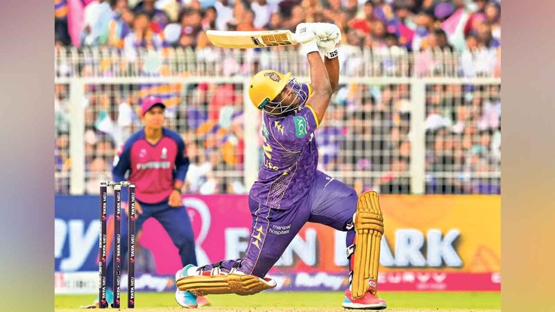 Knight Riders win thriller: Parag knock in vain, Rajasthan goes down fighting