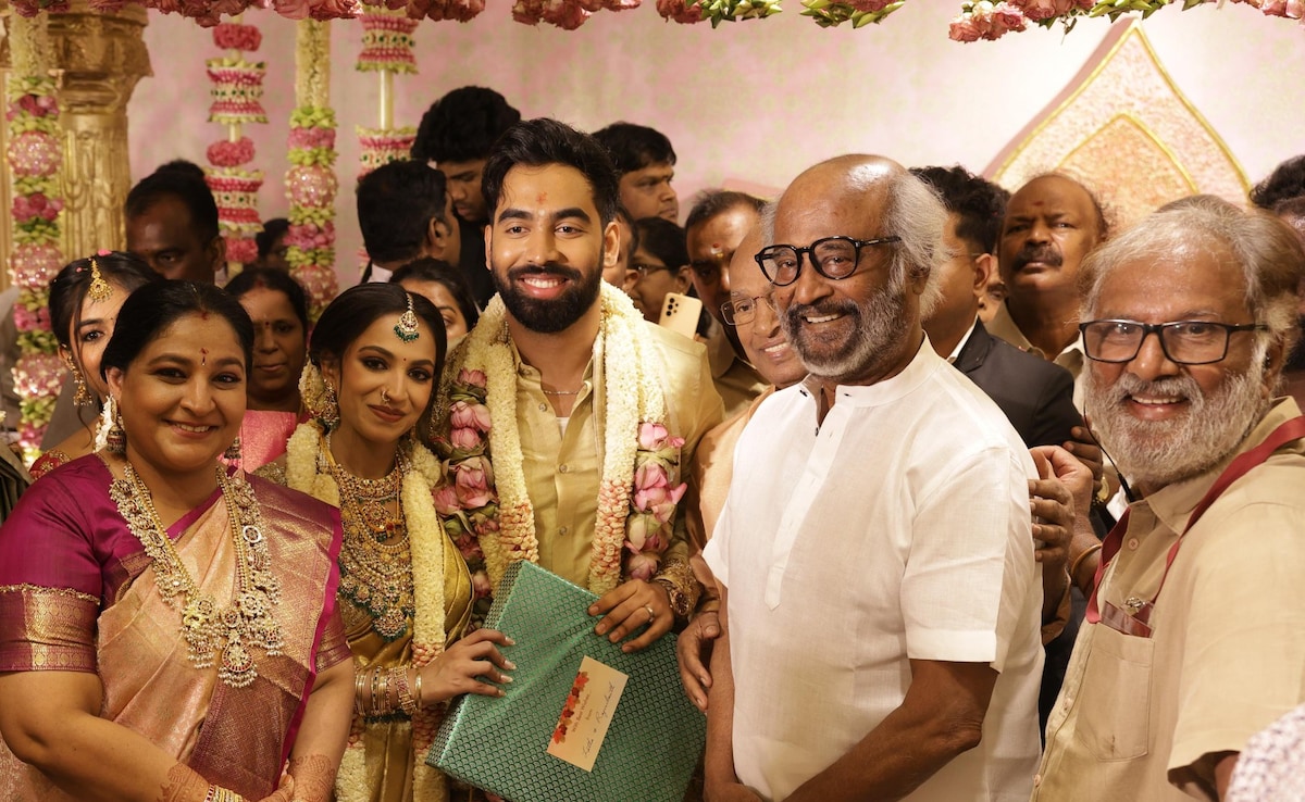In Pics: Rajinikanth, Kamal Haasan, Suriya At A Grand Wedding In Chennai