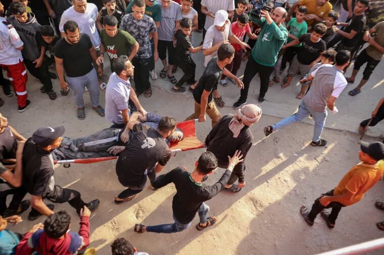 Almost 100 people killed in Israeli strikes on Gaza