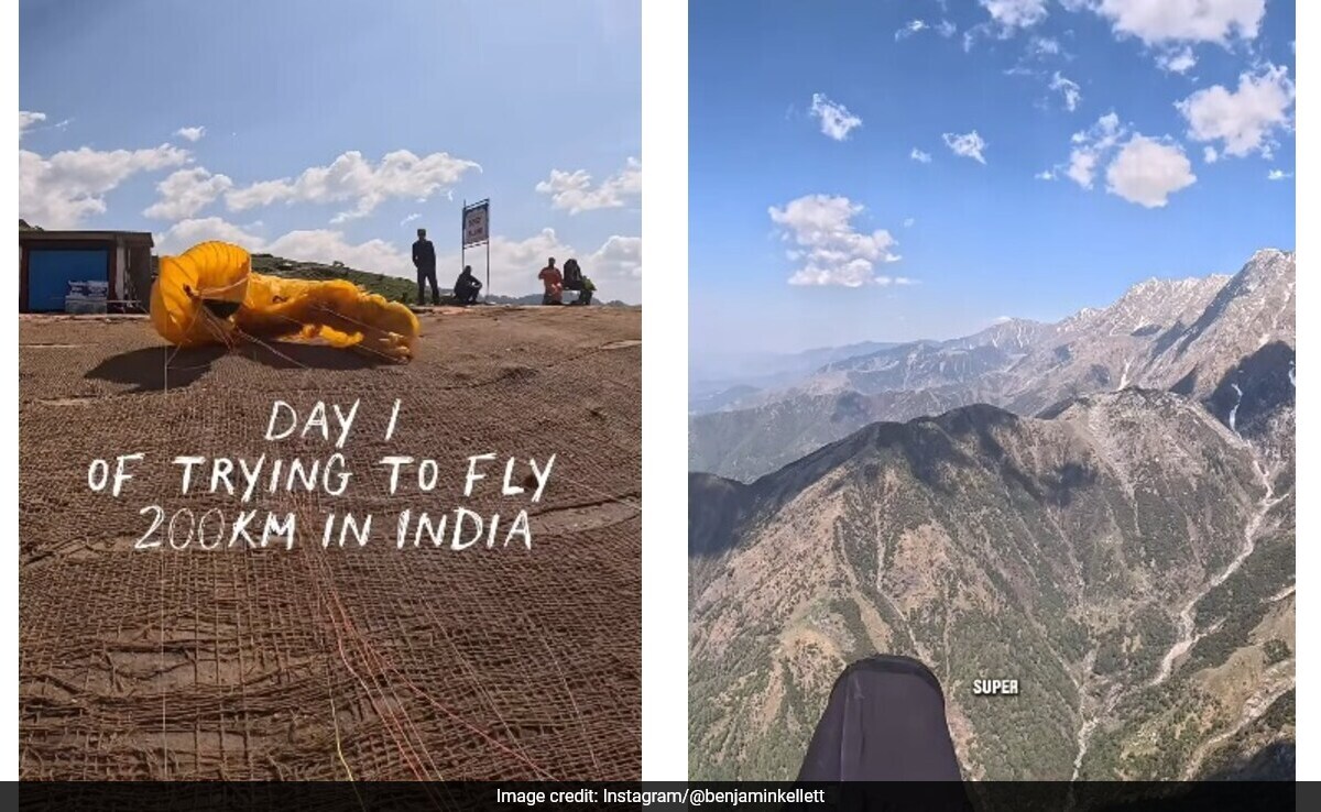 Video: Paraglider Flies 200 Km Over Himachal, Spends 6.5 Hours In Air