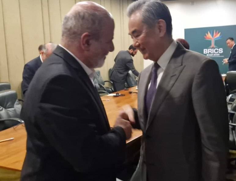 Iran's top security official meets Chinese FM in Brazil