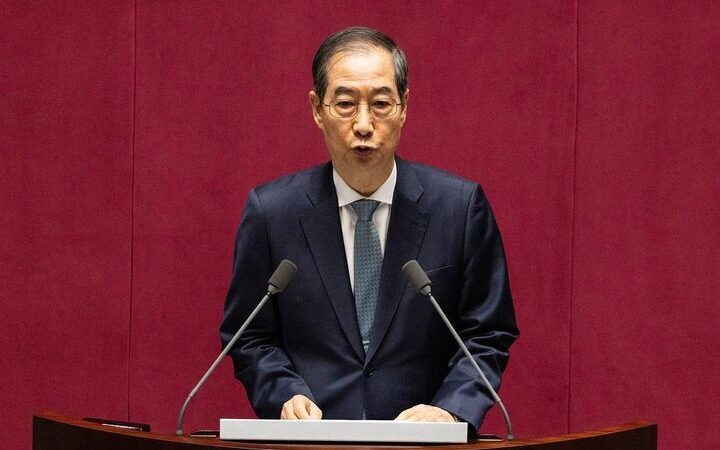 South Korea’s acting president Han Duck-soo resigns