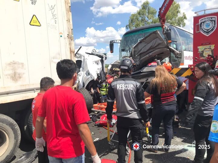 12 killed in Philippines after bus slams into vehicles