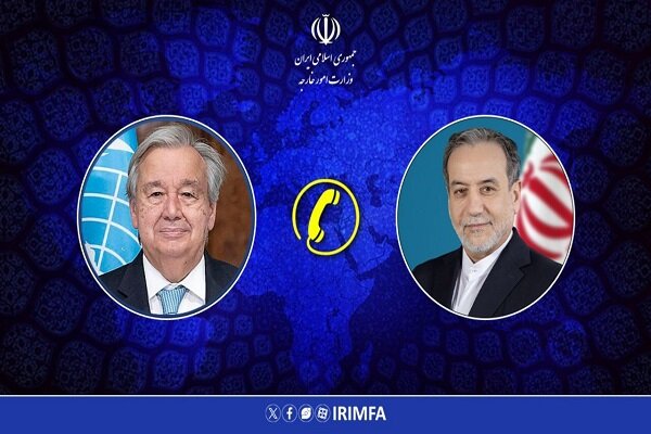 FM stresses Iran's right to enrichment in call with UN chief