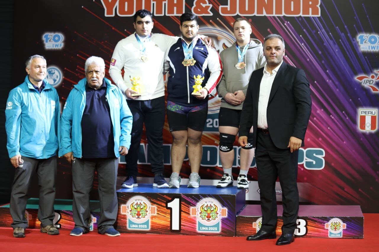 Yazdani wins gold in 2025 World Youth Weightlifting C'ship