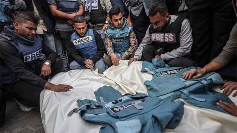 Israeli force kill 213 journalists in Gaza since Oct. 07