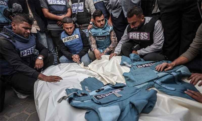 Israeli force kill 213 journalists in Gaza since Oct. 07