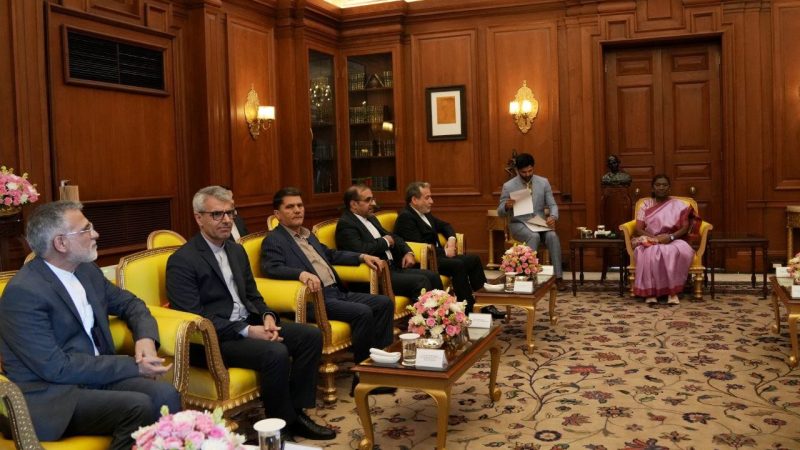 VIDEO: FM Araghchi holds meeting with India President
