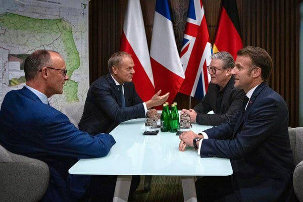 UK, France, Germany, Poland leaders arrive in Kiev