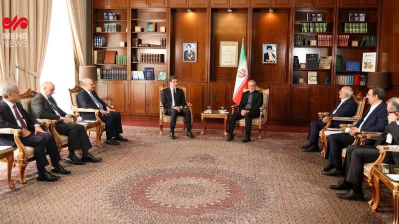 Head of Iraqi Kurdistan meets Iran's Pezeshkian in Tehran