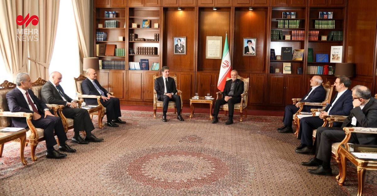 Head of Iraqi Kurdistan meets Iran's Pezeshkian in Tehran