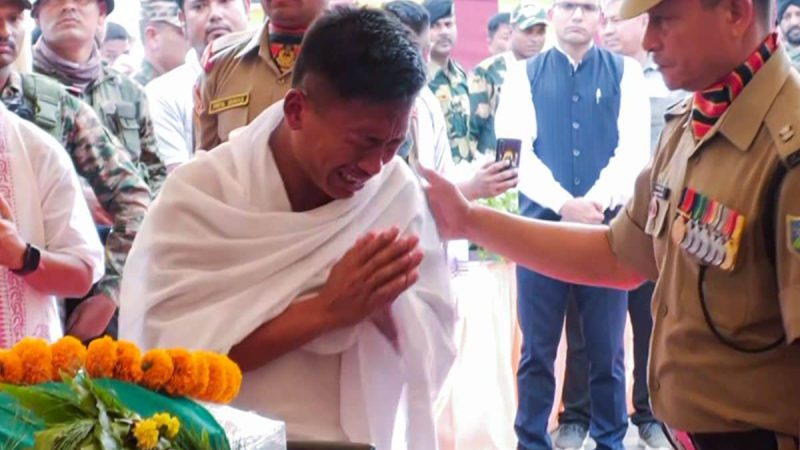BSF Soldier Killed In Action Given Full State Honours In Manipur