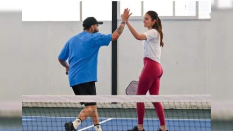 Virat Kohli Teams Up With Anushka Sharma For Pickleball Match. See Pics