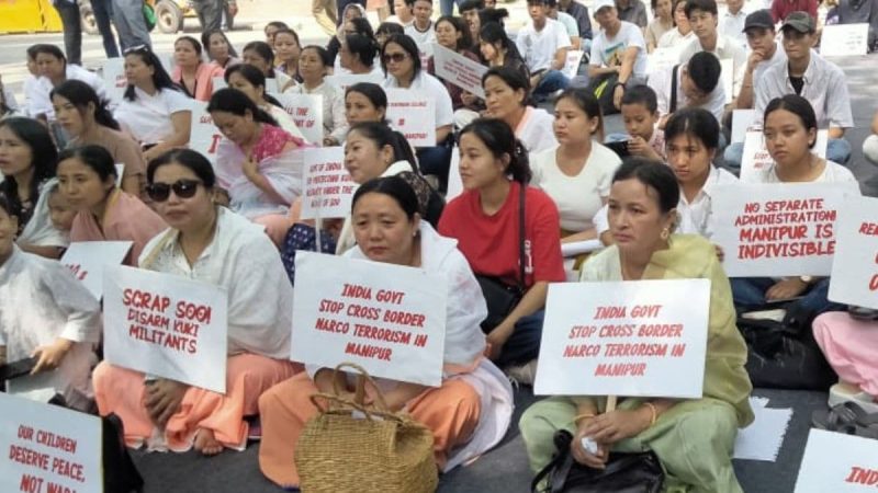 Protests By Kuki, Meitei Groups Mark 2 Years Of Manipur Violence