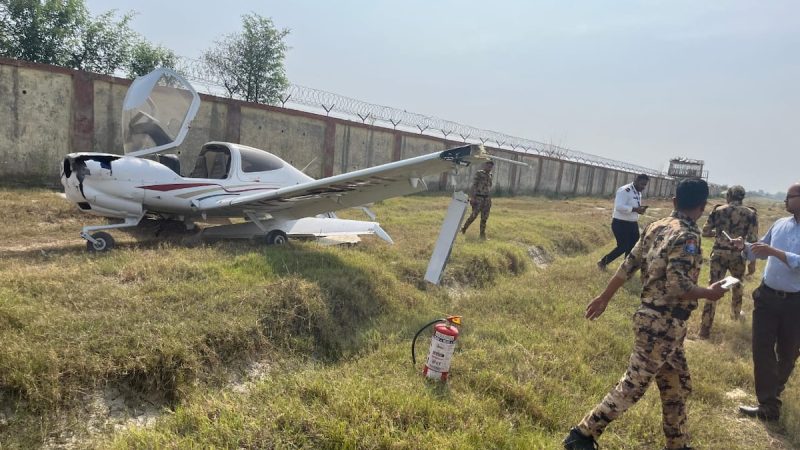 Trainer Aircraft Hits Boundary Wall Of UP's Aligarh Airport, Pilot Safe