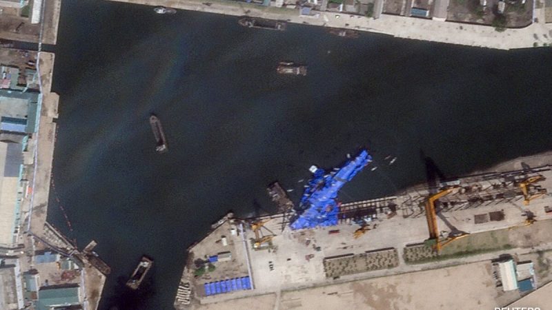 North Korea Detains 3 Officials Over Accident During Warship Launch