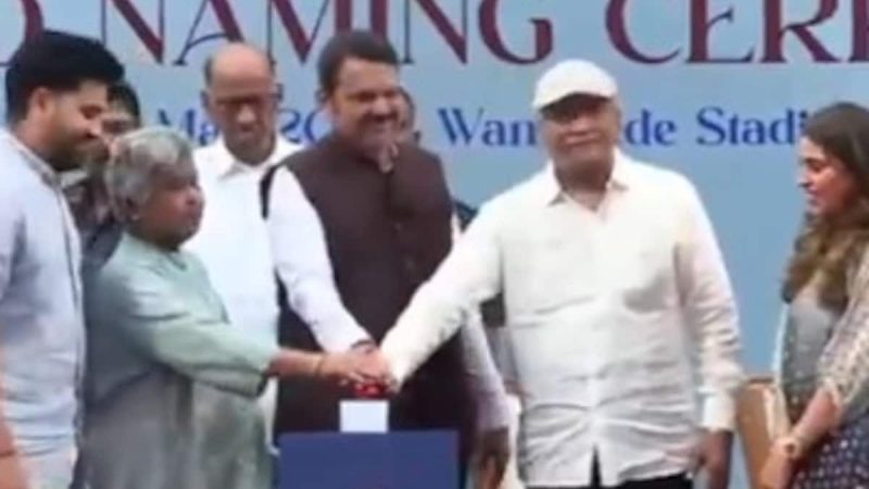 Watch: Rohit Sharma's Parents Unveil Wankhede Stadium Stand Named After Him. Wife Ritika Sajdeh's Reaction Viral