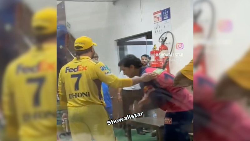 14-Year-Old Vaibhav Suryavanshi's Heartfelt Gesture Towards MS Dhoni Captivates Cricket Fans