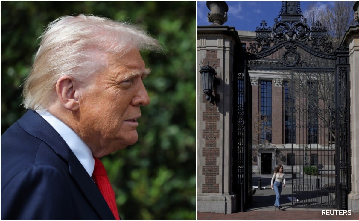 "What They Deserve": Trump To Strip Harvard Of Its Tax Exempt Status