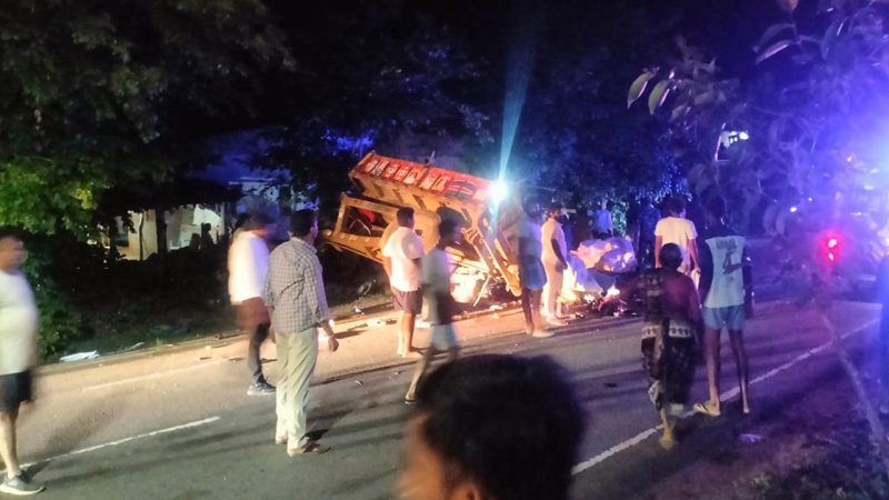 Telangana: Two devotees killed, 20 injured after sand truck hits tractor trolley in Mulugu