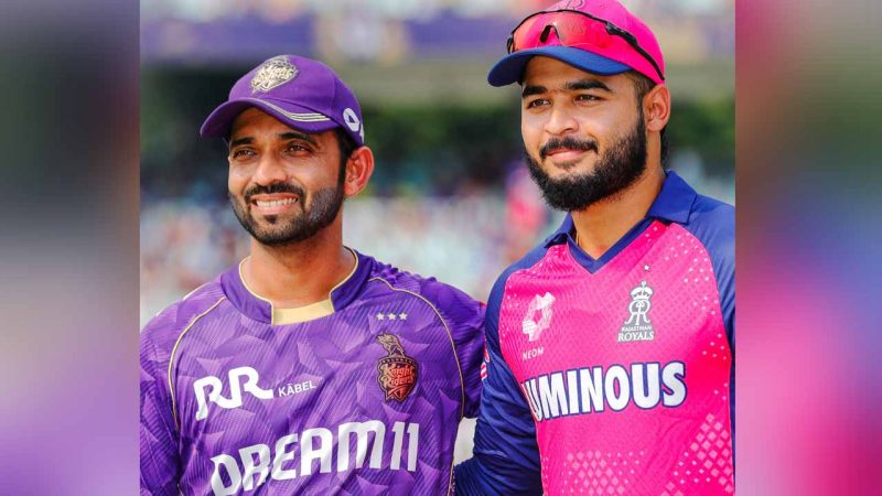 Ajinkya Rahane wins toss, opts to bat first in IPL 2025 clash between KKR and RR