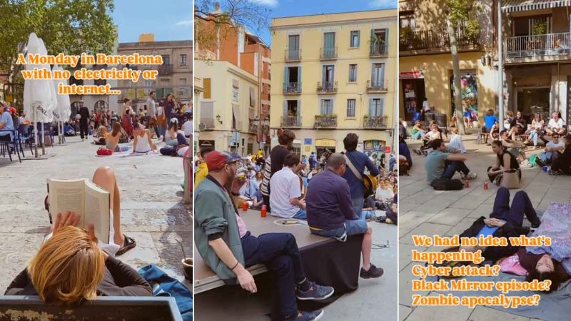 Unplugged bliss: Spain’s power outage turns cities into street parties with concerts, picnics and much more