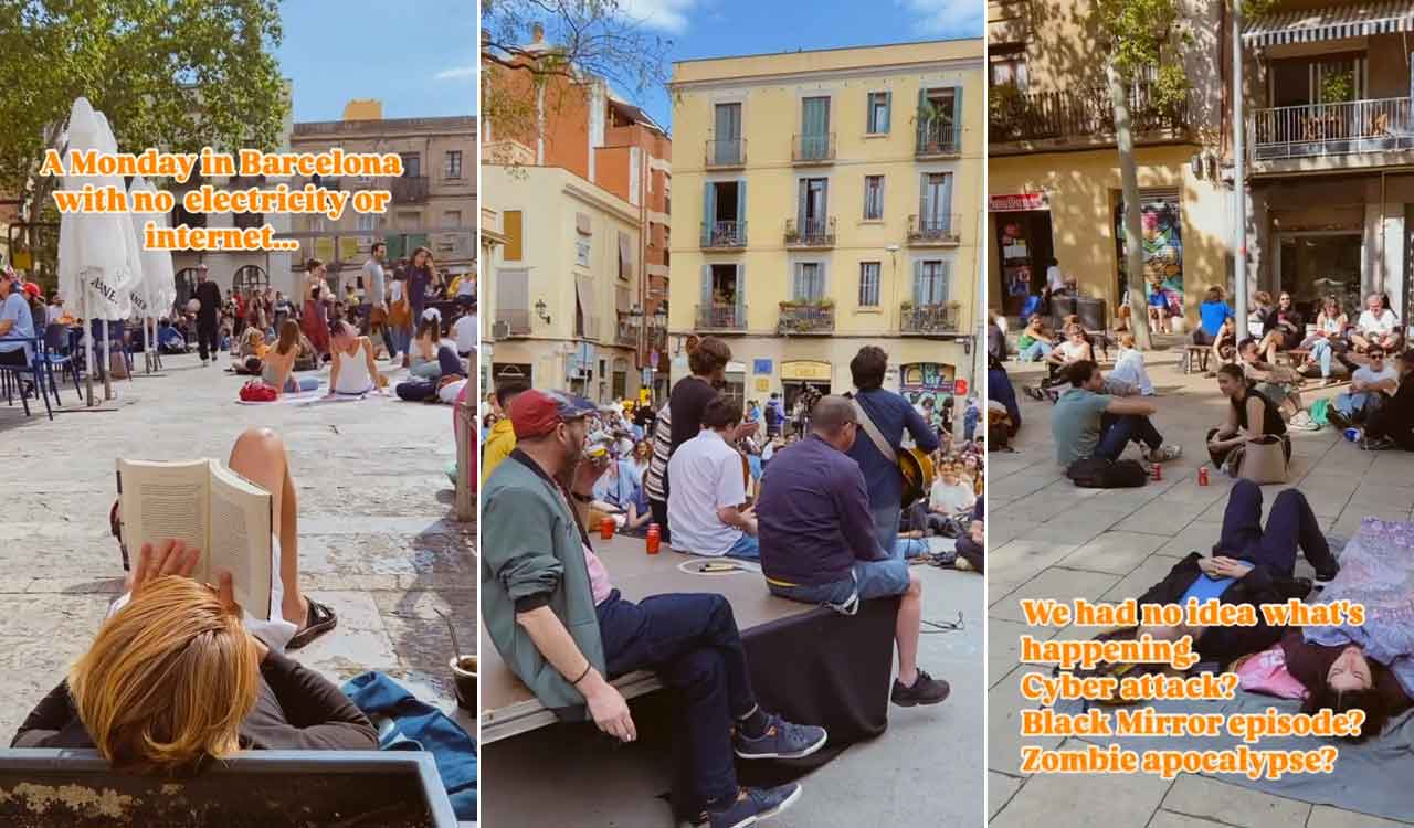 Unplugged bliss: Spain’s power outage turns cities into street parties with concerts, picnics and much more