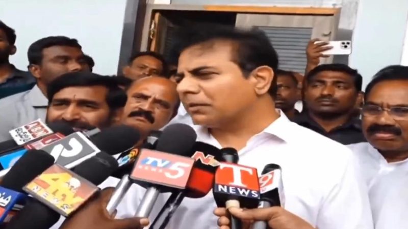 Congress conspiring to destroy Kaleshwaram project, putting Telangana growth at risk: KTR