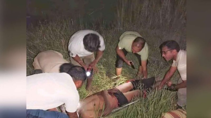 Dial 100 helps fisherman bitten by snake near Bheerpur in Jagtial
