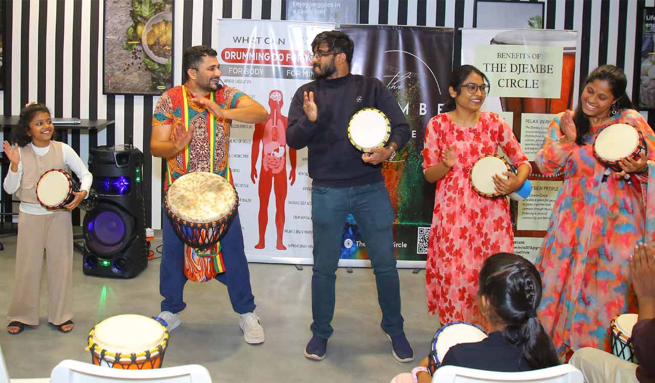 Djembe Circle brings the rhythms of Africa to IKEA Hyderabad