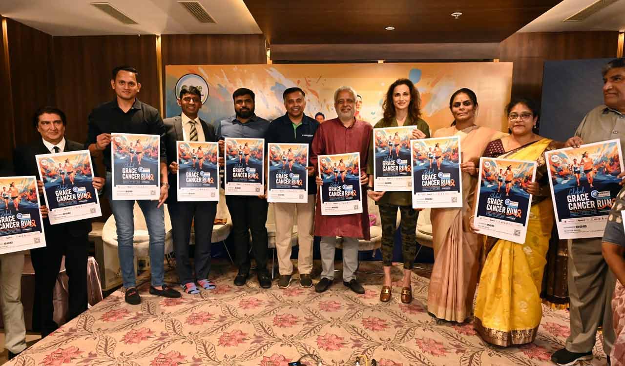Global Grace Cancer Run to be held in Hyderabad on October 12