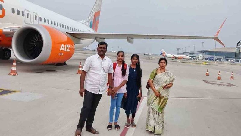 Telangana: School headmaster flies SSC toppers to Visakhapatnam to reward academic excellence