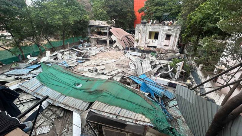 Hyderabad: HYDRAA clears encroachments to reclaim land worth Rs. 200 cr near Peddamma Temple in Jubilee Hills