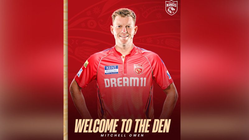 IPL 2025: Punjab Kings ropes in Mitch Owen after Maxwell ruled out