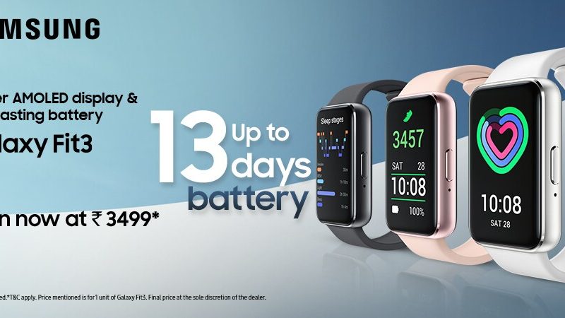 Samsung Galaxy Fit3: Premium Fitness Tracking at Just ₹3,499