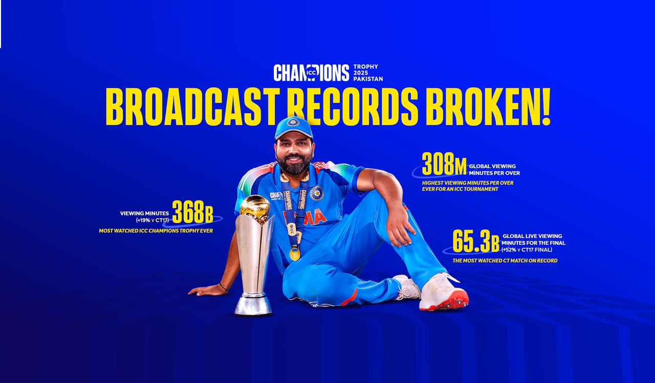 India’s victory over New Zealand becomes most watched ICC Champions Trophy match ever
