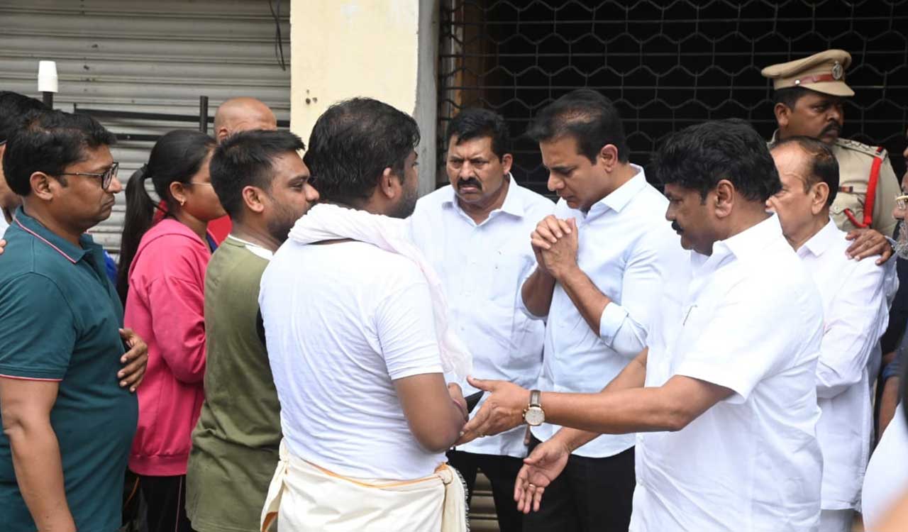 KTR questions Govt lapses in Gulzar Houz tragedy; demands Rs 25 lakh ex gratia