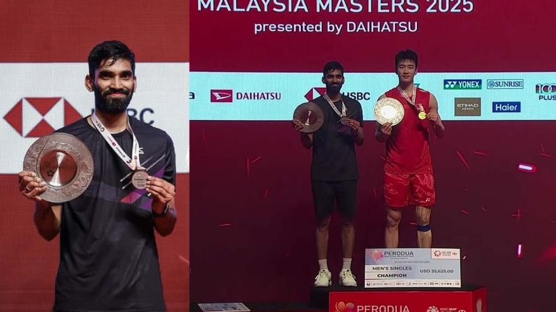 Kidambi Srikanth finishes runner-up at Malaysian Masters after strong comeback