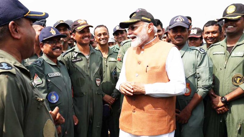 PM Modi travels to Adampur air base, interacts with soldiers
