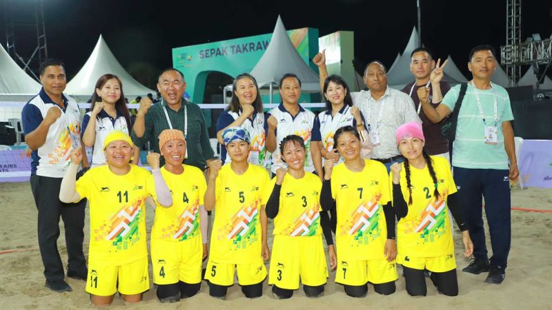 Nagaland makes history with Gold in Sepak Takraw at Khelo India Beach Games