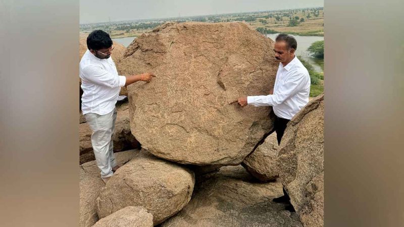 Prehistoric rock art found in Telangana’s Nalgonda