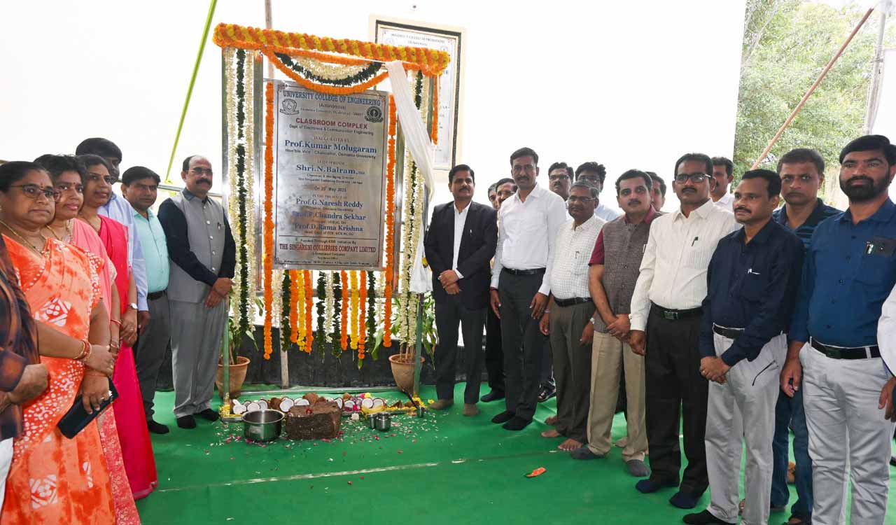 Telangana: SCCL sponsors modern classroom in University College of Engineering, Osmania University